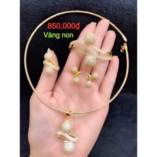 BỘ TRANG SỨC đồng non quả chery