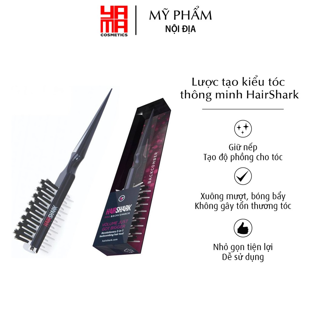 Lược tạo kiểu tóc đẹp chải tóc thông minh HairShark - Được tài trợ bởi SharkTank Mỹ