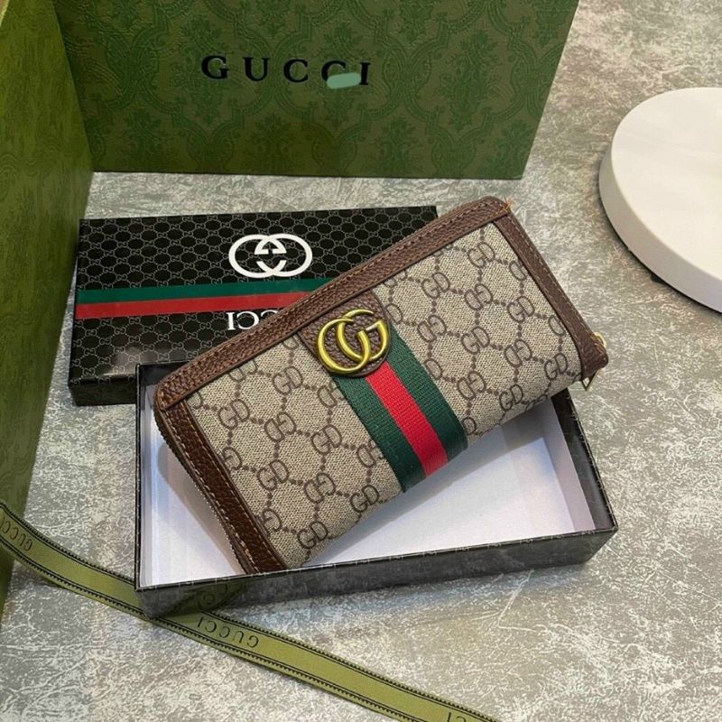 Ví dài cầm tay da dập họa tiết sang trọng full box kèm hộp hàng nhập Quảng châu loại 1 VDGG01 + ảnh thật