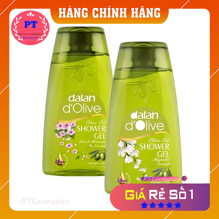 [Có Tem Nhãn] Sữa Tắm Hoa Mộc Lan DALAN D'OLIVE 250ml Chính Hãng