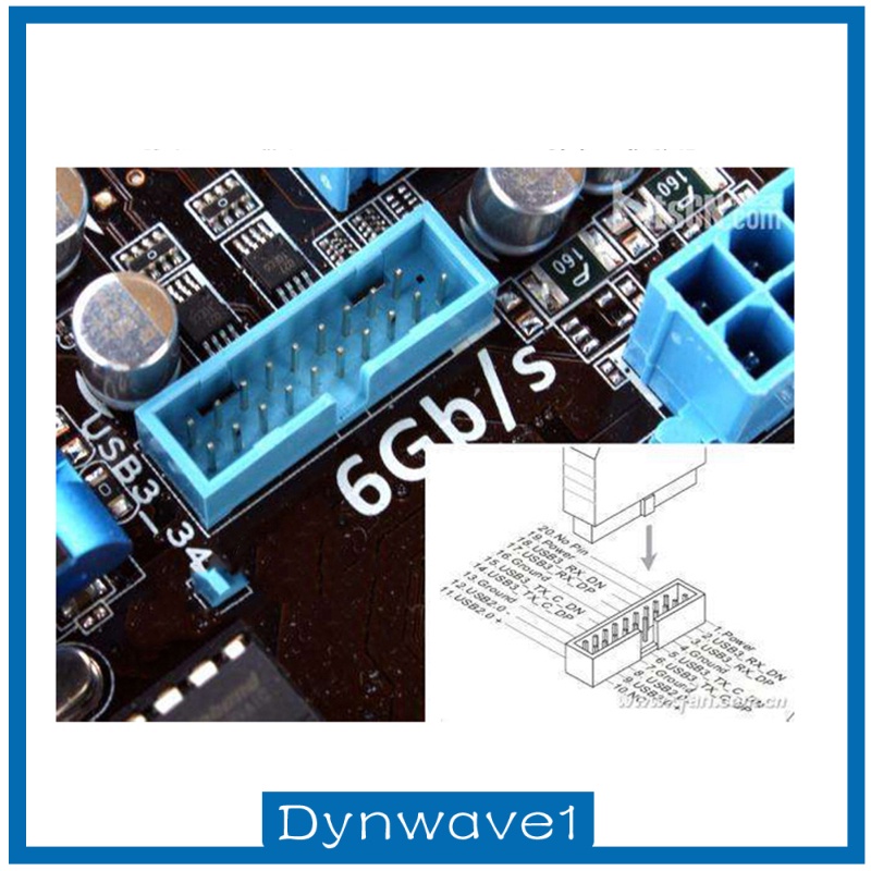 [DYNWAVE1] USB 3.0 3.5&quot; 4-Port Interface Hub Front Panel Hub Expansion Board Card 6Gbps