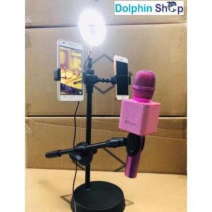 [Có Clip] Đèn Livestream Để Bàn Đa Năng 4 in 1 - Tiện Lợi Live Trên Nhiều Kênh Khác Nhau