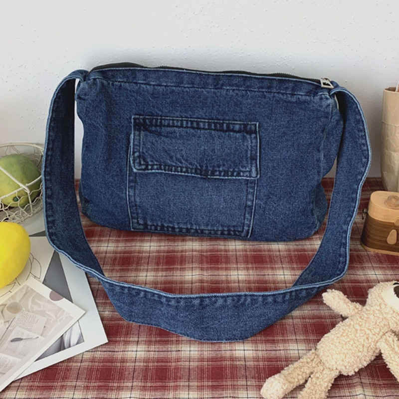 Túi Xách Denim Đeo Chéo Thời Trang Dành Cho Nữ