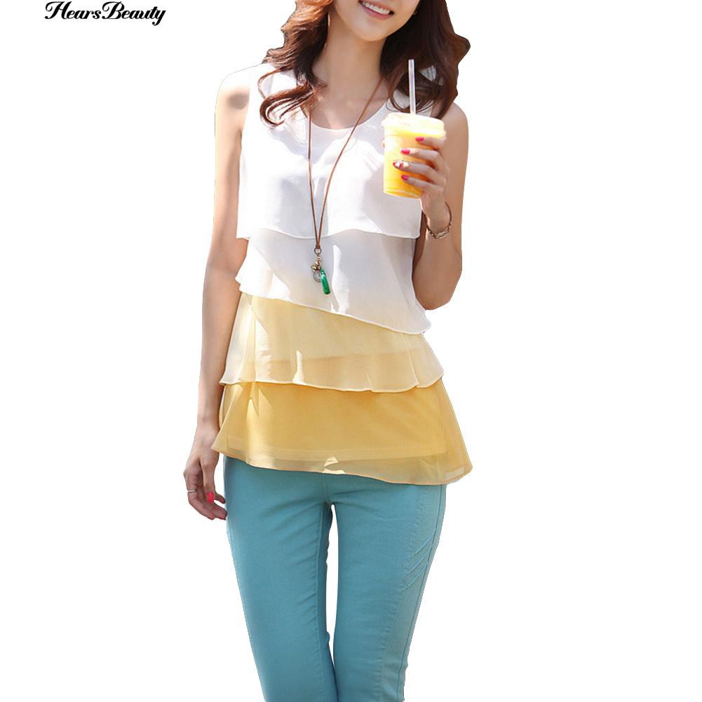 Áo thời trang không tay nhiều lớp xinh xắn dành cho nữ | BigBuy360 - bigbuy360.vn