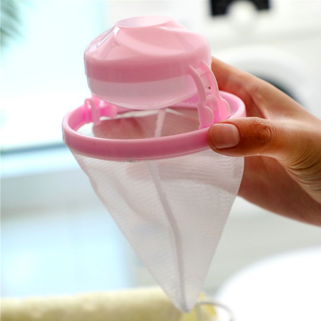 Phao Lọc Cặn Bẩn Máy Giặt,Túi Lọc Gom Rác Lồng Máy Giặt Thông Minh