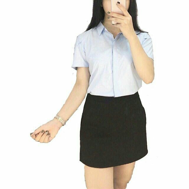 áo sơ mi cộc tay nữ công sở M95