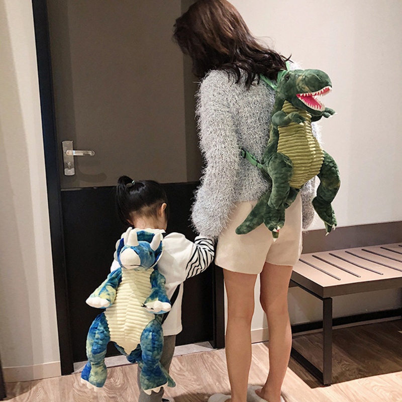Balo Đi Học / Du Lịch Họa Tiết Khủng Long Hoạt Hình 3d Độc Đáo Sáng Tạo Cho Trẻ Em