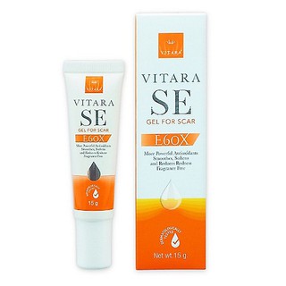 [NK THAI LAN] Gel bôi mờ sẹo, vết thâm, thâm mụn VITARA- SE GEL FOR SCAR E60X 15G