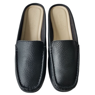 Dép Sục Nữ Da Bò Thật BIGGBEN Cao 3 Phân HKD577