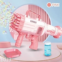 Súng bắn bong bóng, súng phun bong bóng 32 nòng có đèn siêu hot