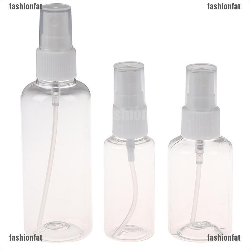 Bình Xịt Mỹ Phẩm Trong Suốt Dung Tích 30 / 50 / 100ml Tiện Dụng