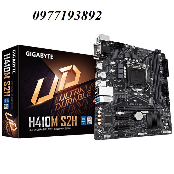 Bo mạch chính GIGABYTE H410M-S2H Chính hãng