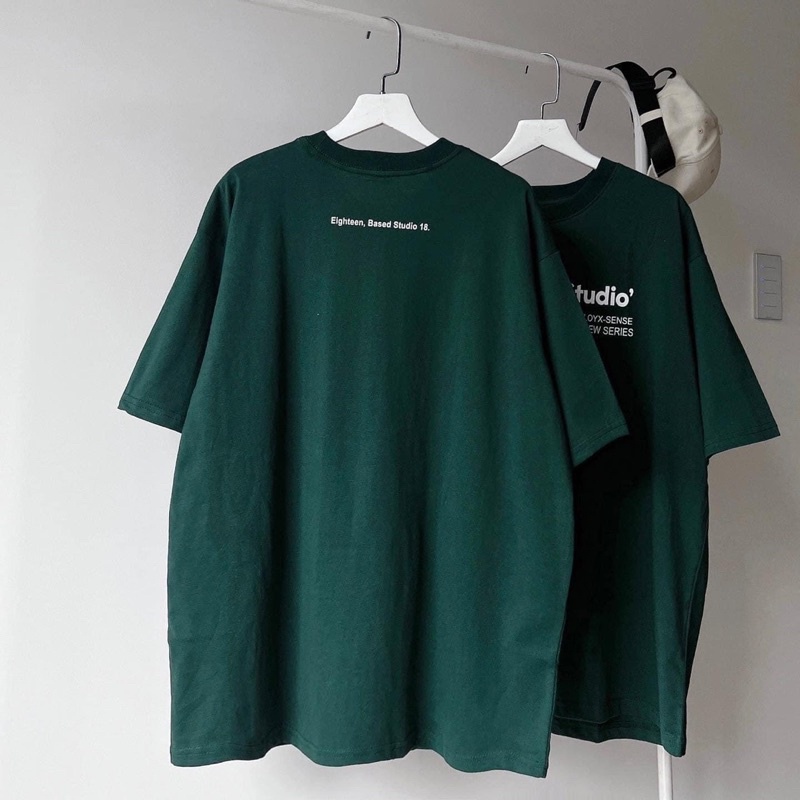 Áo Thun Nam Nữ Unisex EIGHTEEN STUDIO Cotton Form Rộng Tay Lỡ