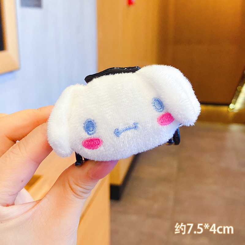 Kẹp tóc hình chú chó hoạt hình nhồI bông phong cách hàn quốc đáng yêu