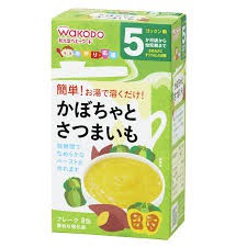 Bột ăn dặm Wakodo đủ vị cho bé 5m+