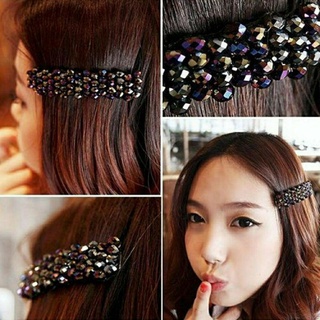 Kẹp tóc kim loại đính đá