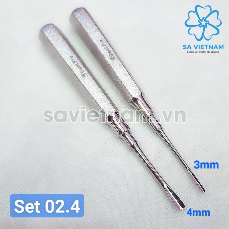 Sét bẩy nhổ răng nha khoa - bẩy nhổ răng - Nạy nhổ răng