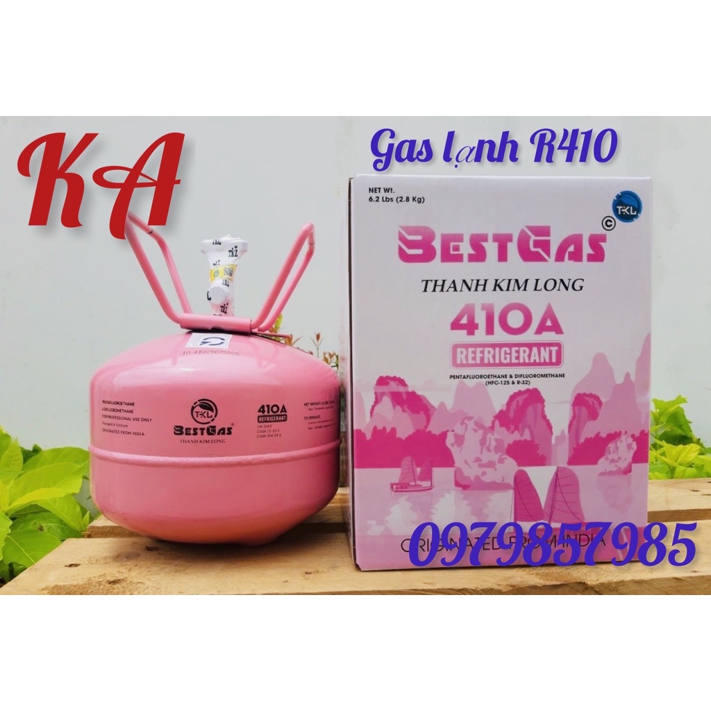 [Mã ELHA22 giảm 6% đơn 300K] Gas lạnh điều hòa R410a BESTGAS 2.8KG, Môi chất lạnh R410a