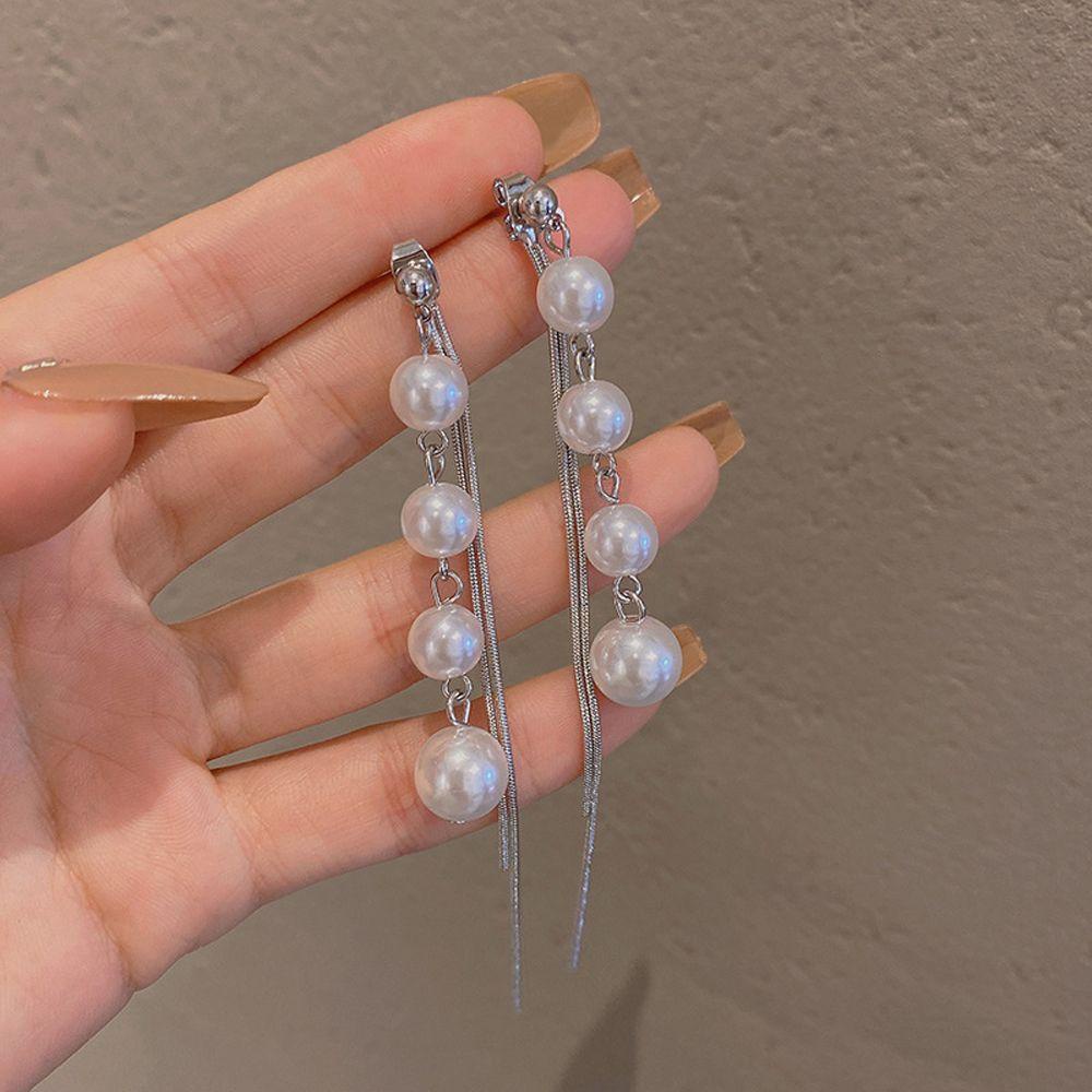 Bông Tai Tua Rua Dáng Dài Phong Cách Vintage Thời Trang Cho Nữ