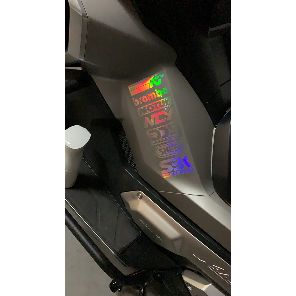 Miếng Dán Phản Quang Nhiều Màu Chống Thấm Nước Trang Trí Thân Xe Mô Tô