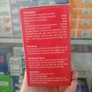 Sắt folic Extra hộp 10 vỉ