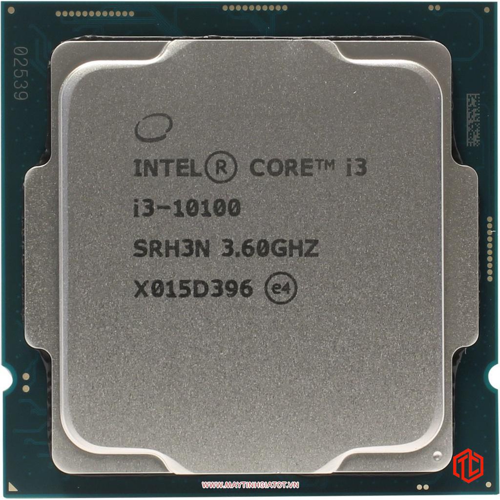 Bộ Vi Xử Xí Chip CPU Intel Core i3-10100 Gen 10 | CPU i3 3.6 GHz Turbo Upto 4.3 Ghz 4 nhân 8 luồng FullBox Chính Hãng
