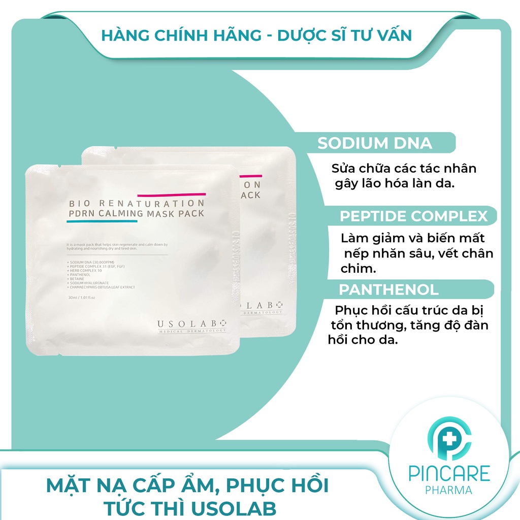 Mặt nạ phục hồi USOLAB - Hàng chính hãng - Nhà thuốc Pincare