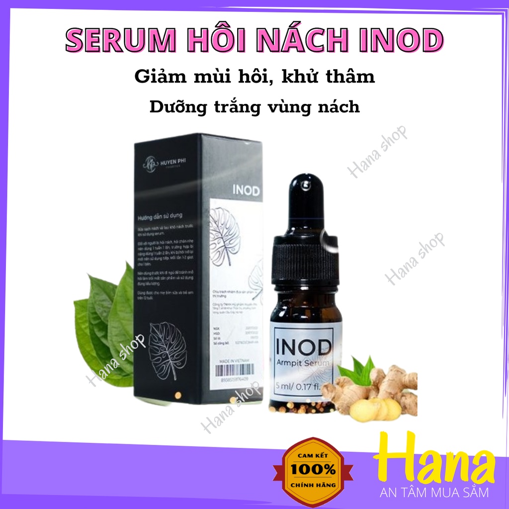 Serum hôi nách INOD Huyền Phi giảm mùi hôi nách, chân, trắng sáng da