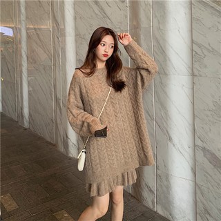 Set Áo Váy Len dầy ulzzang ( có ảnh thật )