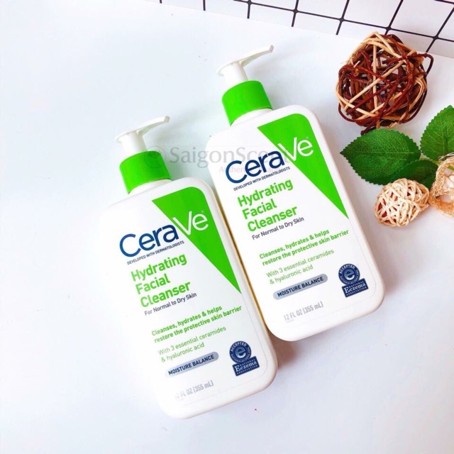 Sữa rửa mặt Cerave Hydrating Facial Cleanser (355mL) | BigBuy360 - bigbuy360.vn