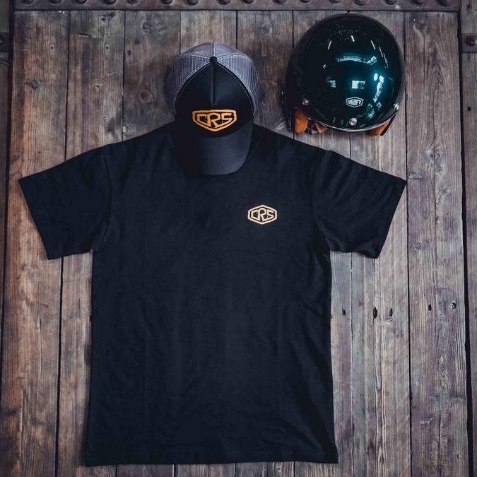 Áo thun Biker - logo CRS - version 3