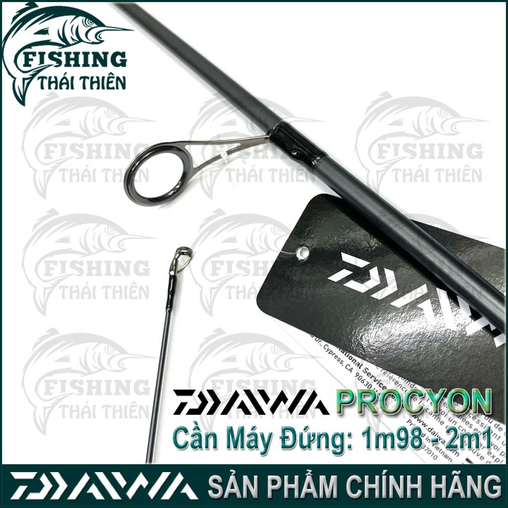 Cần Câu Cá Daiwa Procyon 662LF, 662MF, 702MHX Cần Lure Máy Đứng 1m98, 2m1 Dòng Cao Cấp Hàng Chính Hãng