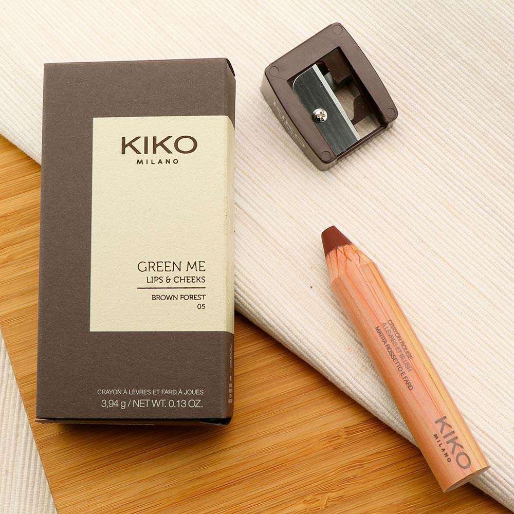 SON HỮU CƠ KIKO GREEN ME LIPS & CHEEKS PENCIL