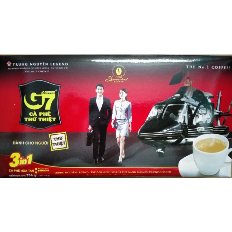 Cà Phê Sữa G7 3in1 Trung Nguyên /Bịch 50 Gói