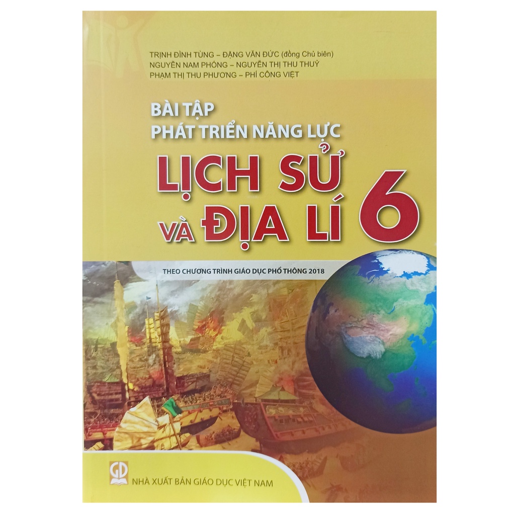 Sách - Bài tập phát triển năng lực Lịch Sử và Địa Lí lớp 6