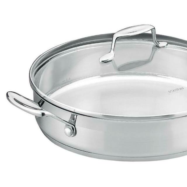 Chảo inox Scanpan Impact 28cm 71102800 có nắp