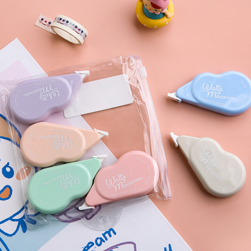 Set 6 bút xóa kéo cỡ lớn màu trơn tiện dụng
