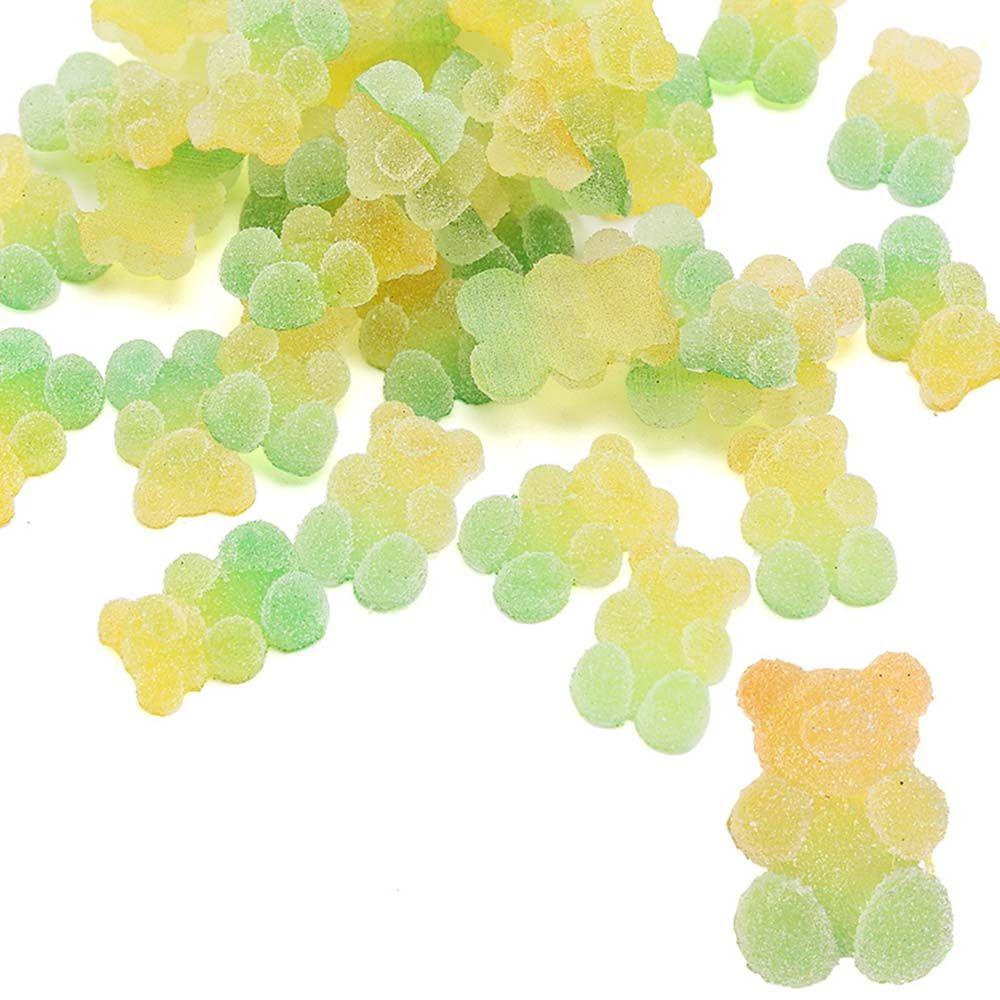 Phụ Kiện Trang Trí Móng Tay Nghệ Thuật Hình Gấu Hoạt Hình 3D Bằng Resin Màu Gradient Thời Trang