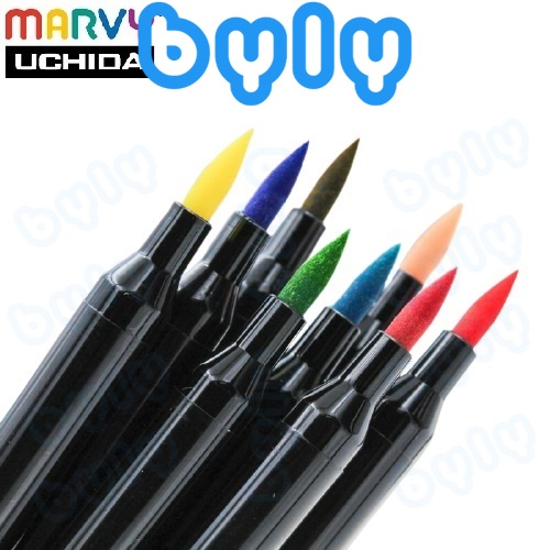 [BLUES] Bút lông màu hai đầu chất lượng cao Marvy Le Plume II - 1122