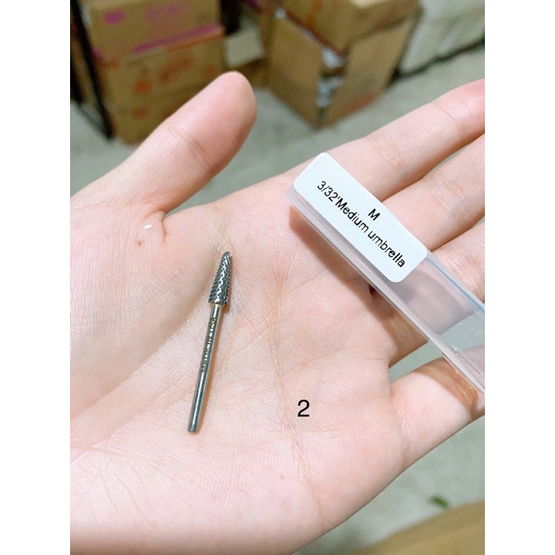 Đầu mài móng nail Đầu mài Mỹ mài móng nail Đầu mài Phá, mịn, khóe tròn Cuticle,Trọn bộ