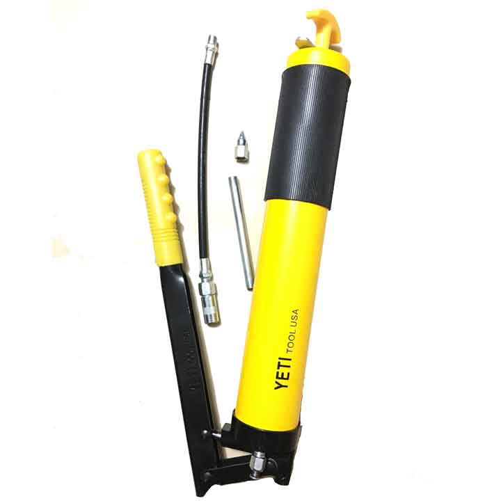 Tay Bơm Mỡ, Súng Bơm Mỡ YETI Cao Cấp 600cc Hàng Chuẩn