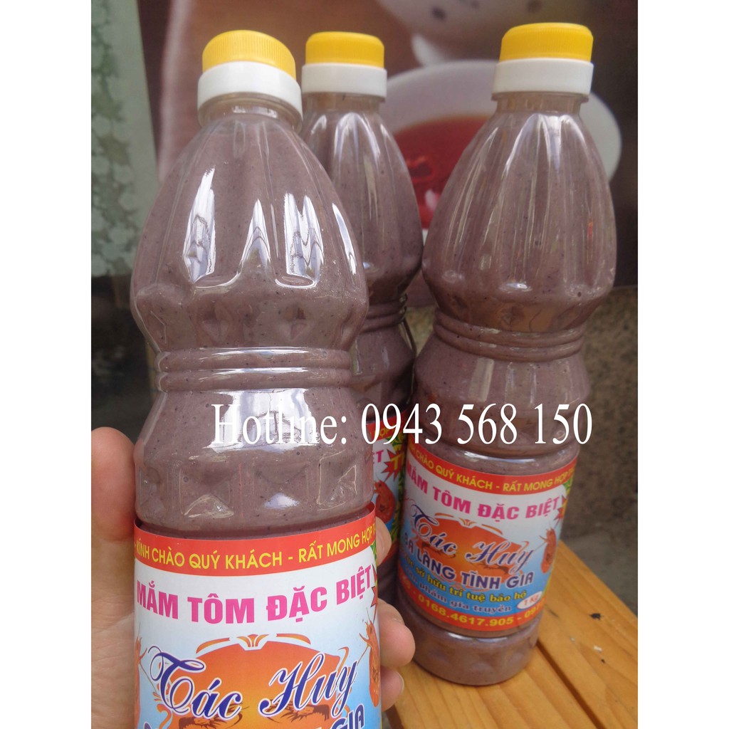 Mắm tôm đặc biệt Thanh Hóa (chai 1l) (TomTH1l)