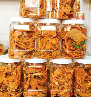1Kg Cơm Cháy Lắc Khô Gà