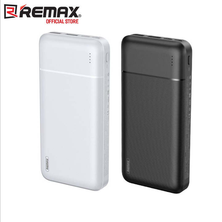 [Mã LTP50 giảm 50000 đơn 150000] Pin Dự Phòng 20000mah Remax RPP-166 Lango Series Fast Charing 2.1A tích hợp 2 cổng USB