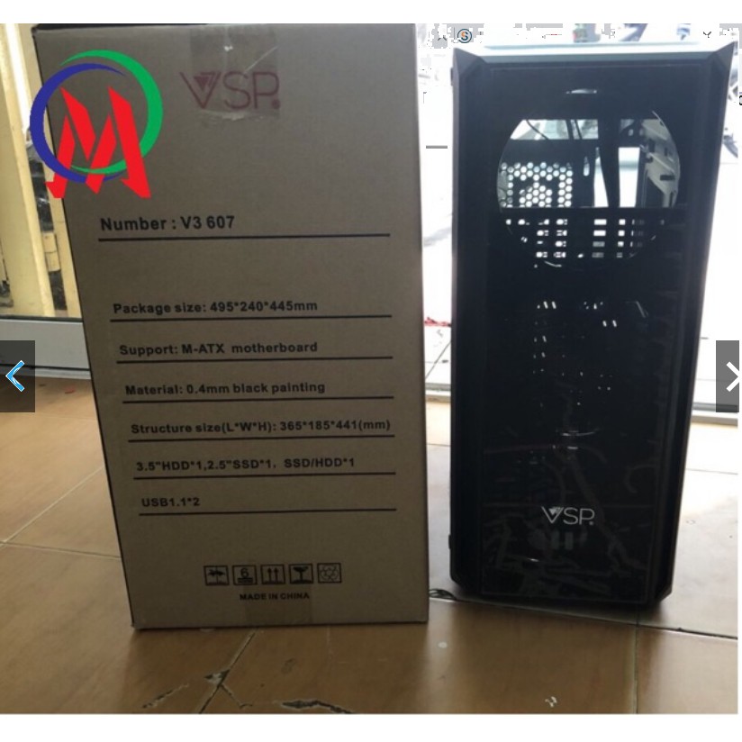 [CASE TRONG SUỐT SIÊU ĐẸP] Vò Case máy tính VSP V3-607 chuyên Gaming | BigBuy360 - bigbuy360.vn