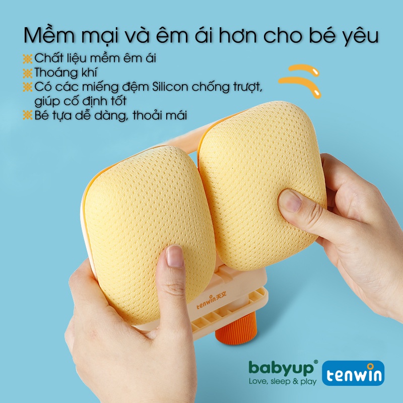 Giá đỡ chống cận thị cho bé Babyup Tenwin. Dụng cụ chống gù lưng trẻ em. Kẹp gắn vào bàn học điều chỉnh tư thế chuẩn