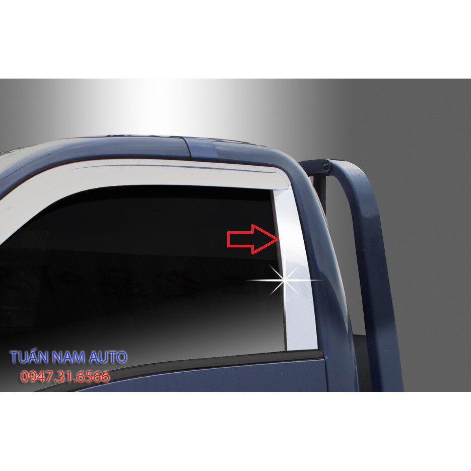 ỐP CROM TRỤ B HÔNG PORTER II &amp; H150 +Korea Auto Clover