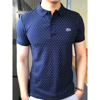 Áo thun nam polo tay ngắn có cổ vải trơn giá rẻ Áo Thun Nam có cổ hiệu Cá Sấu LAT001