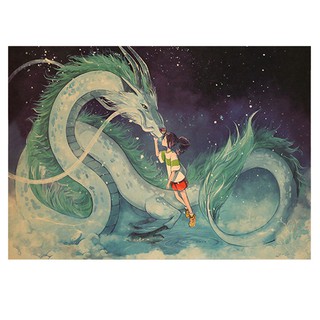 Anime Chiba Chihiro E Kraft Retro Poster