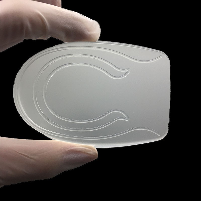 Đệm lót gót giày nâng chiều cao silicone đàn hồi dành cho unisex